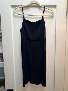 Sandro Mini Black Adjustable Straps Dress - Size FR1/ US 4